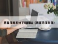 敦煌黑客漫画素材下载网站（黑客动漫头像）